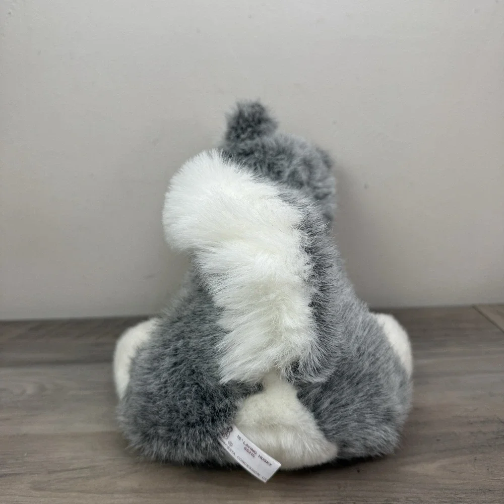 Vtg Fiesta Sitting Husky Plush‎ Dog Puppy Stuffed Animal 15